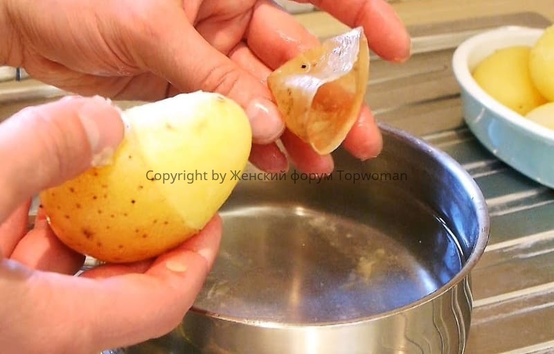 Очистка картофеля