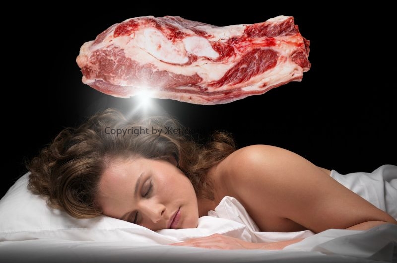 К чему снится сырое мясо женщине