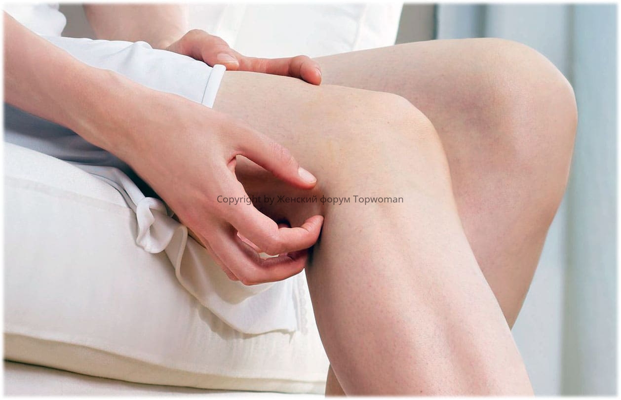 Почему чешутся ноги ниже колен у женщин